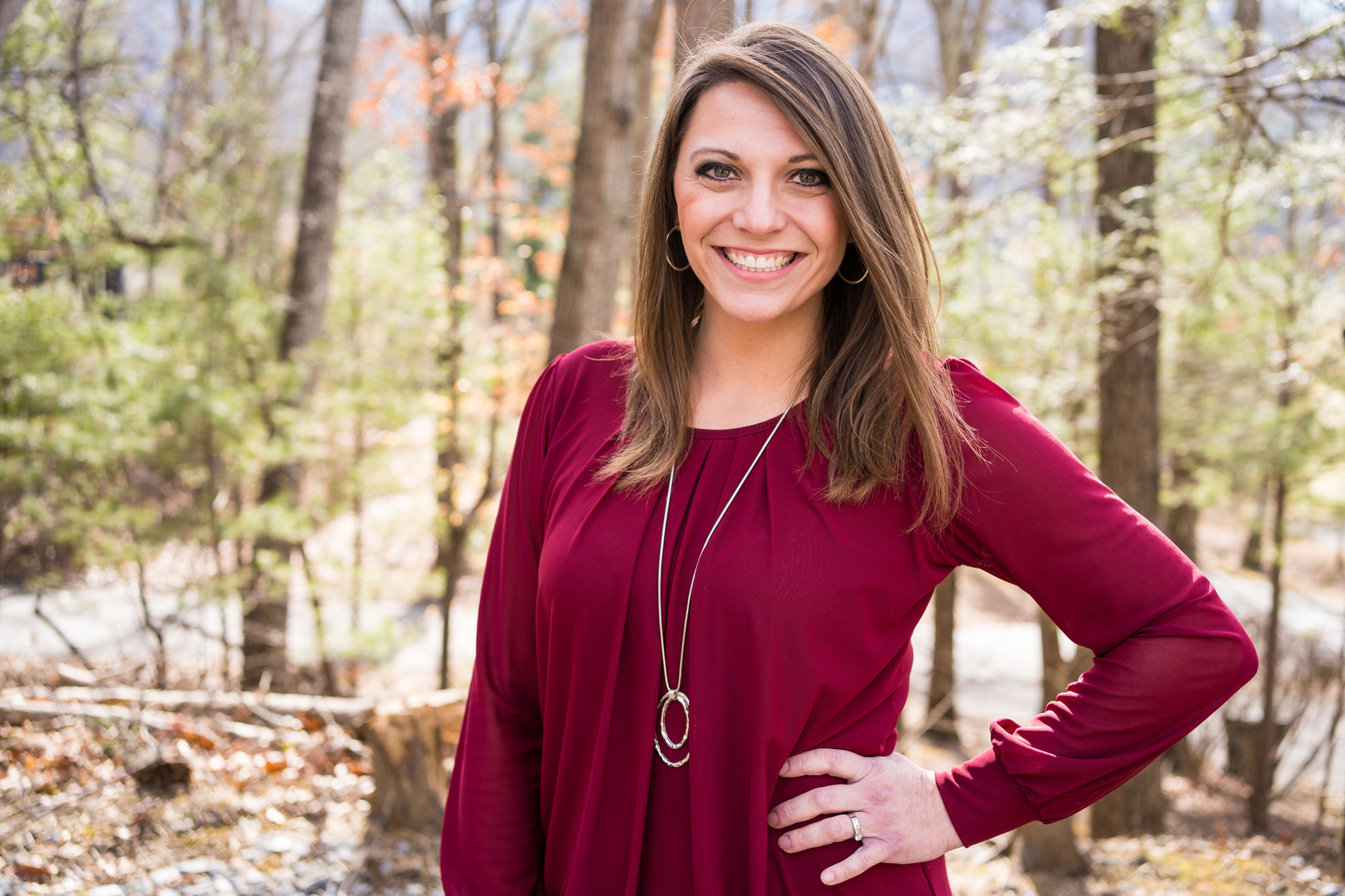 headshot of stephanie webb, web designer at webb digital services