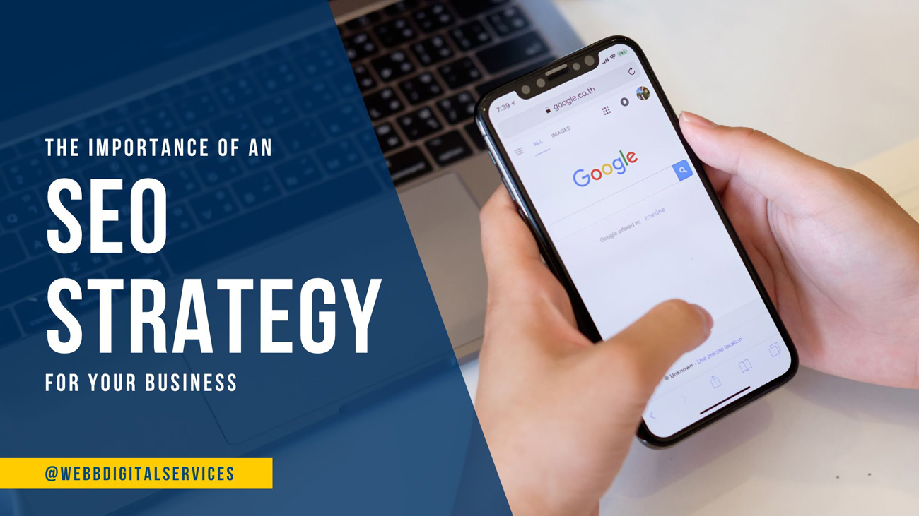 The Importance of an SEO Strategy for your business blog graphic image