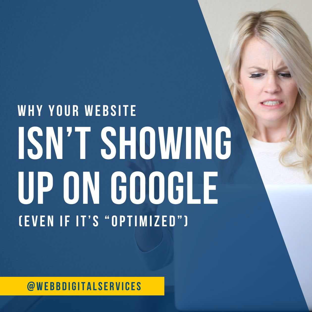 why your website isn't showing up on google - thumbnail